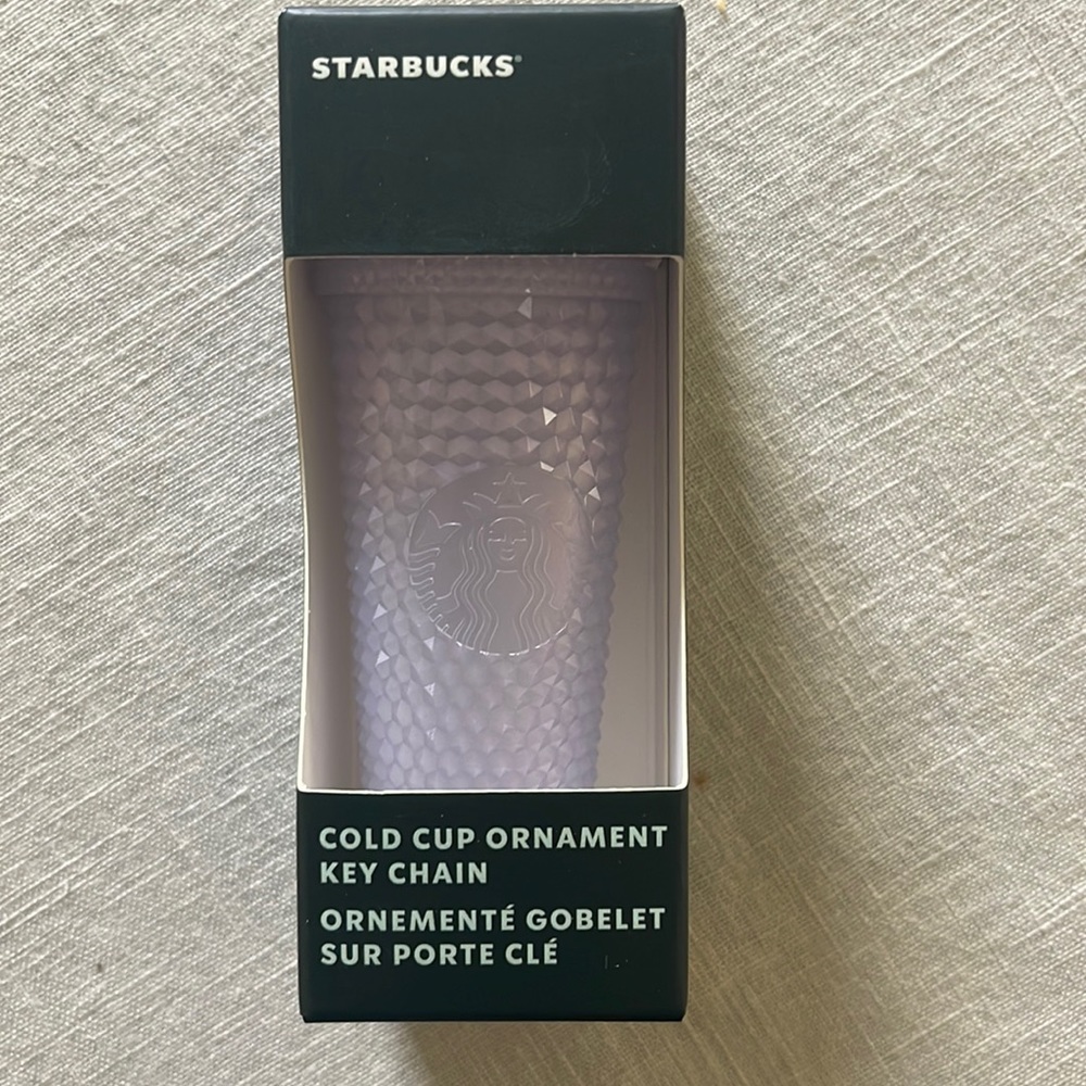 Starbucks holiday bling key chain